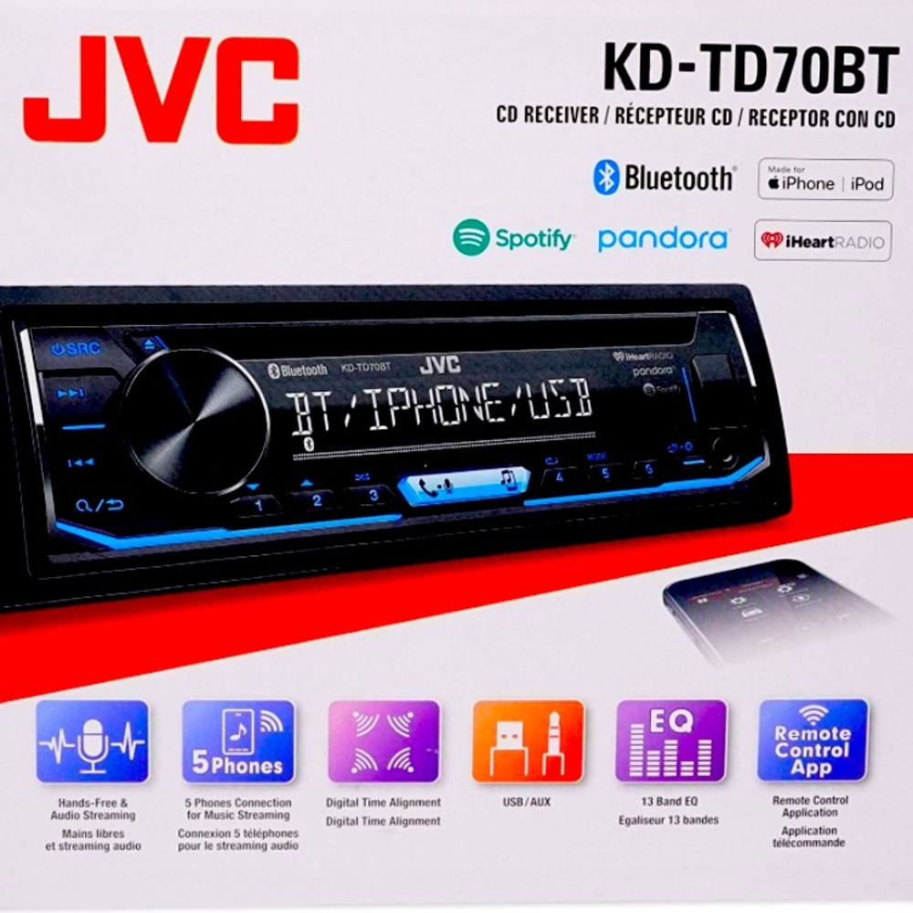 JVC CD RECEIVER ( BRAND NEW )